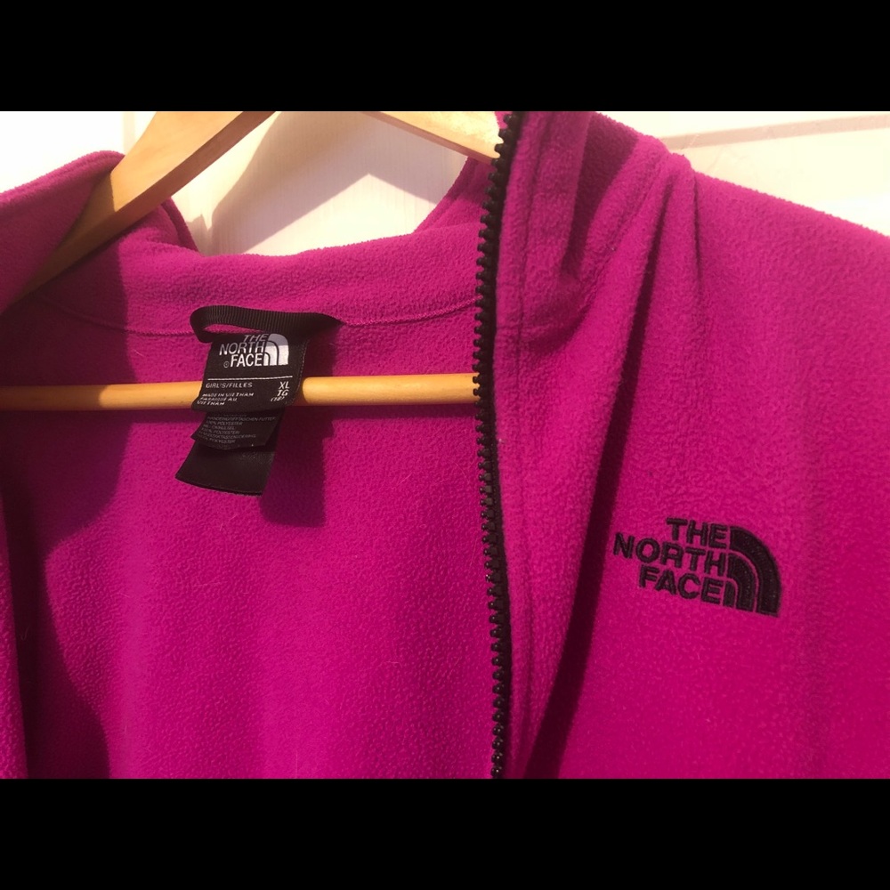North Face kids XL jacket with fleece.